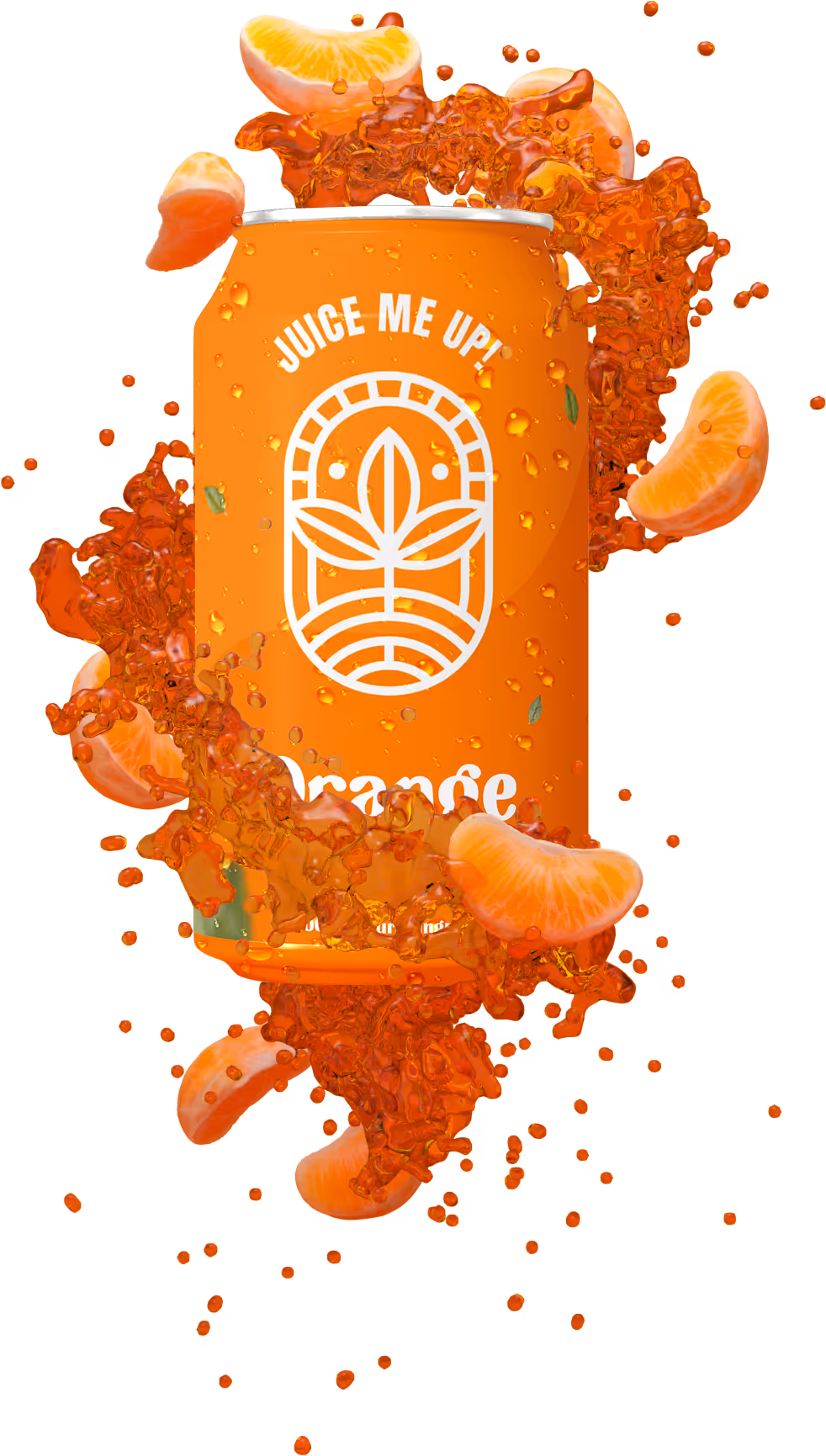 Orange juice bottle